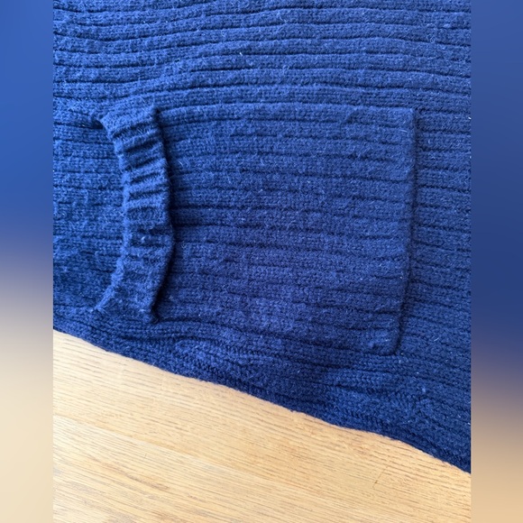 Hatch Navy Ribbed Cardigan - Picture 6 of 8